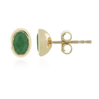 Boucles d'oreilles en or et Emeraude de Socoto