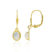 Boucles d'oreilles en argent et Opale Welo