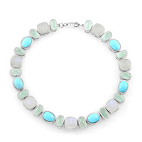 Bracelet en argent et Turquoise Sleeping Beauty (KM by Juwelo)