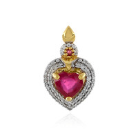 Pendentif en argent et Rubis de Madagascar