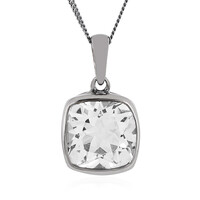 Collier en argent et Topaze blanche