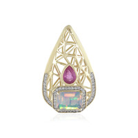 Pendentif en or et Opale Welo (Ornaments by de Melo)