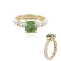 Bague en or et Grenat Démantoïde de Madagascar (de Melo)