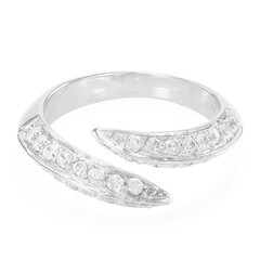 Bague en argent et Zircon