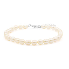 Bracelet en argent et Perle de culture d'eau douce (TPC)
