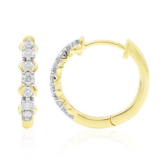 Boucles d'oreilles en or et Diamant SI2 (G)