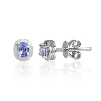 Boucles d'oreilles en argent et Tanzanite