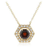 Collier en argent et Grenat