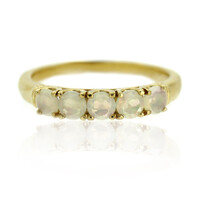 Bague en argent et Opale Welo