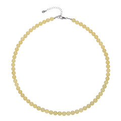 Collier en argent et Héliodore