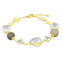 Bracelet en argent et Quartz blanc