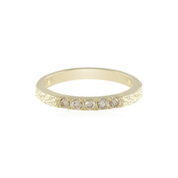 Bague en or et VS2 Diamant Brun
