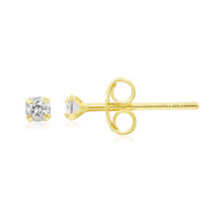 Boucles d'oreilles en or et Zircon