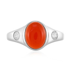 Bague en argent et Cornaline