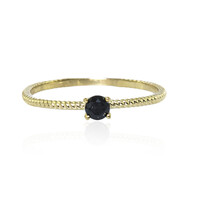 Bague en or et Diamant noir