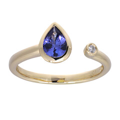Bague en or et Tanzanite AAA (CIRARI)