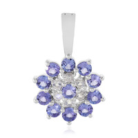 Pendentif en argent et Tanzanite