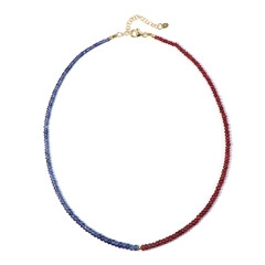 Collier en argent et Rubis