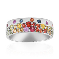 Bague en argent et Saphir