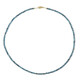 Collier en argent et Kyanite bleu pétrole