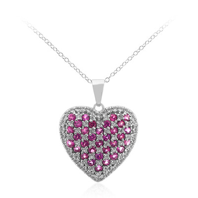 Collier en argent et Grenat Rhodolite