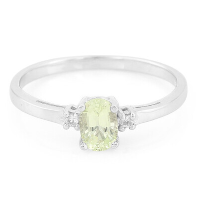 Bague en argent et Chrysobéryl