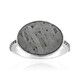 Bague en argent et Météorite d'Alétaï