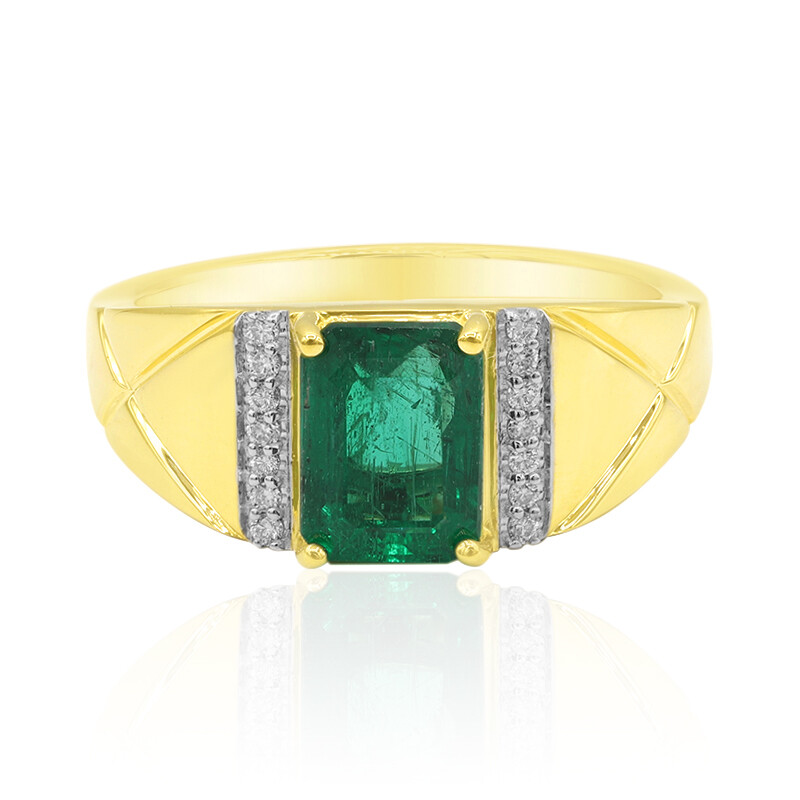 Émeraude Naturelle De Zambie 1.22 Carats - Qualité AAA, Coupe Ovale, Vert Vif