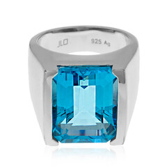 Bague en argent et Topaze de Marambaia