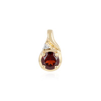 Pendentif en argent et Grenat du Mozambique