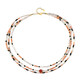 Collier en argent et Agate rouge (Riya)