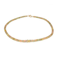Collier en or et Opale Welo