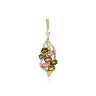 Pendentif en argent et Tourmaline