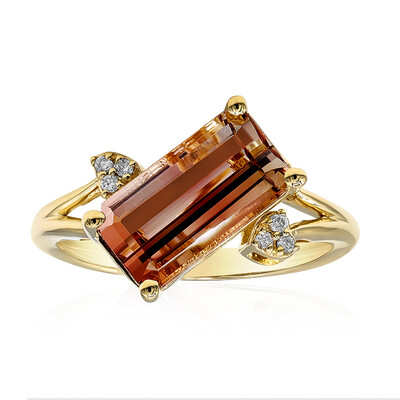 Bague en or et Tourmaline néon du Congo (CIRARI)