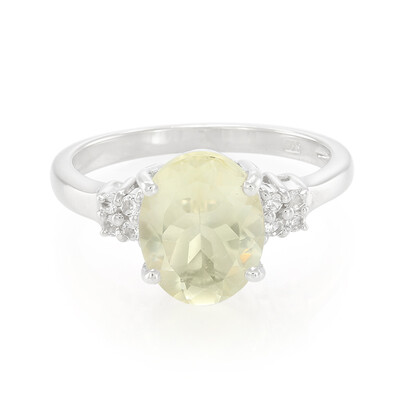 Bague en argent et Orthose