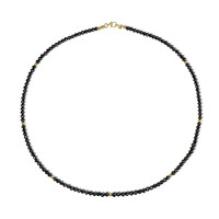 Collier en or et Diamant noir
