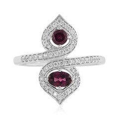 Bague en argent et Grenat de Tocantin