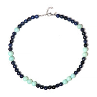 Collier en argent et Amazonite
