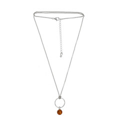 Collier en argent et Ambre baltique