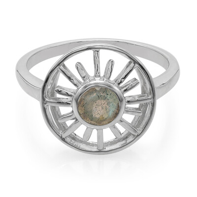 Bague en argent et Spectrolite