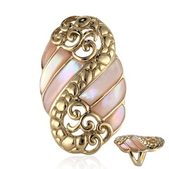 Bague en argent et Nacre