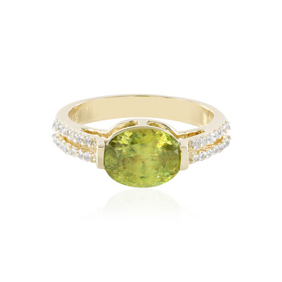 Bague en or et Sphène