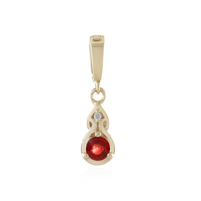 Pendentif en or et Rubis de Tanzanie