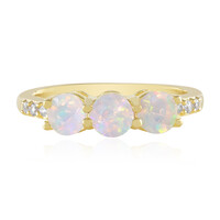 Bague en argent et Opale Welo