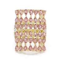 Bague en or et Saphir Padparadscha non chauffé (AMAYANI)