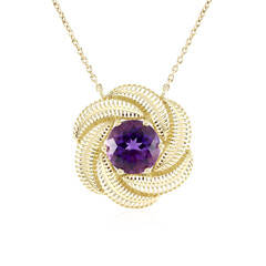 Collier en or et Améthyste de Zambie (Ornaments by de Melo)