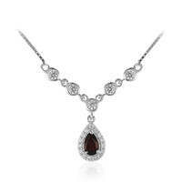 Collier en argent et Grenat