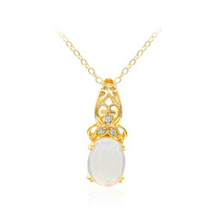 Collier en argent et Opale Welo