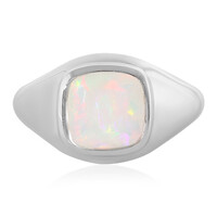 Bague en argent et Opale Welo