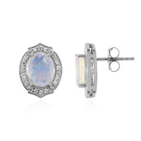 Boucles d'oreilles en argent et Opale Welo